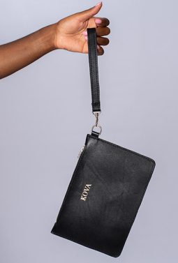 Flat Pouch & Fold Over Clutch - With Zip